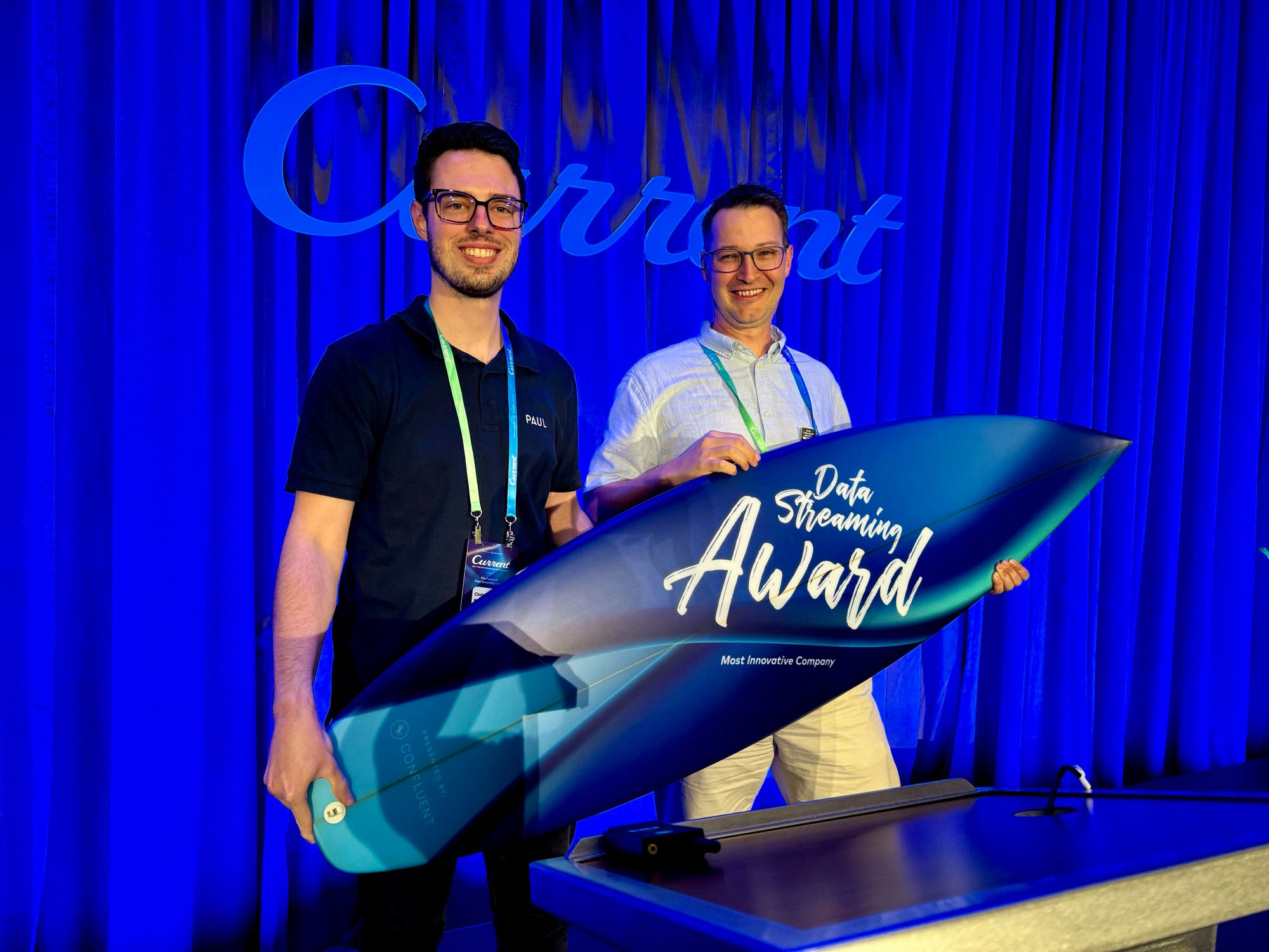 PAUL Tech ist Gewinner des Data Streaming Awards